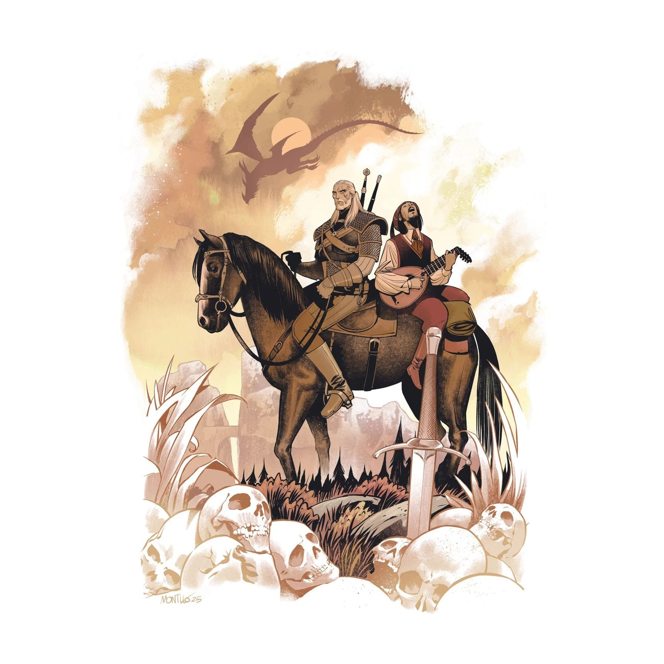 Productafbeelding The Witcher Puzzel 10-pack 10th Anniversary Puzzle Collection (500 stukjes)