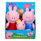 Productafbeelding Peppa Pig knuffelfiguren 3-pack