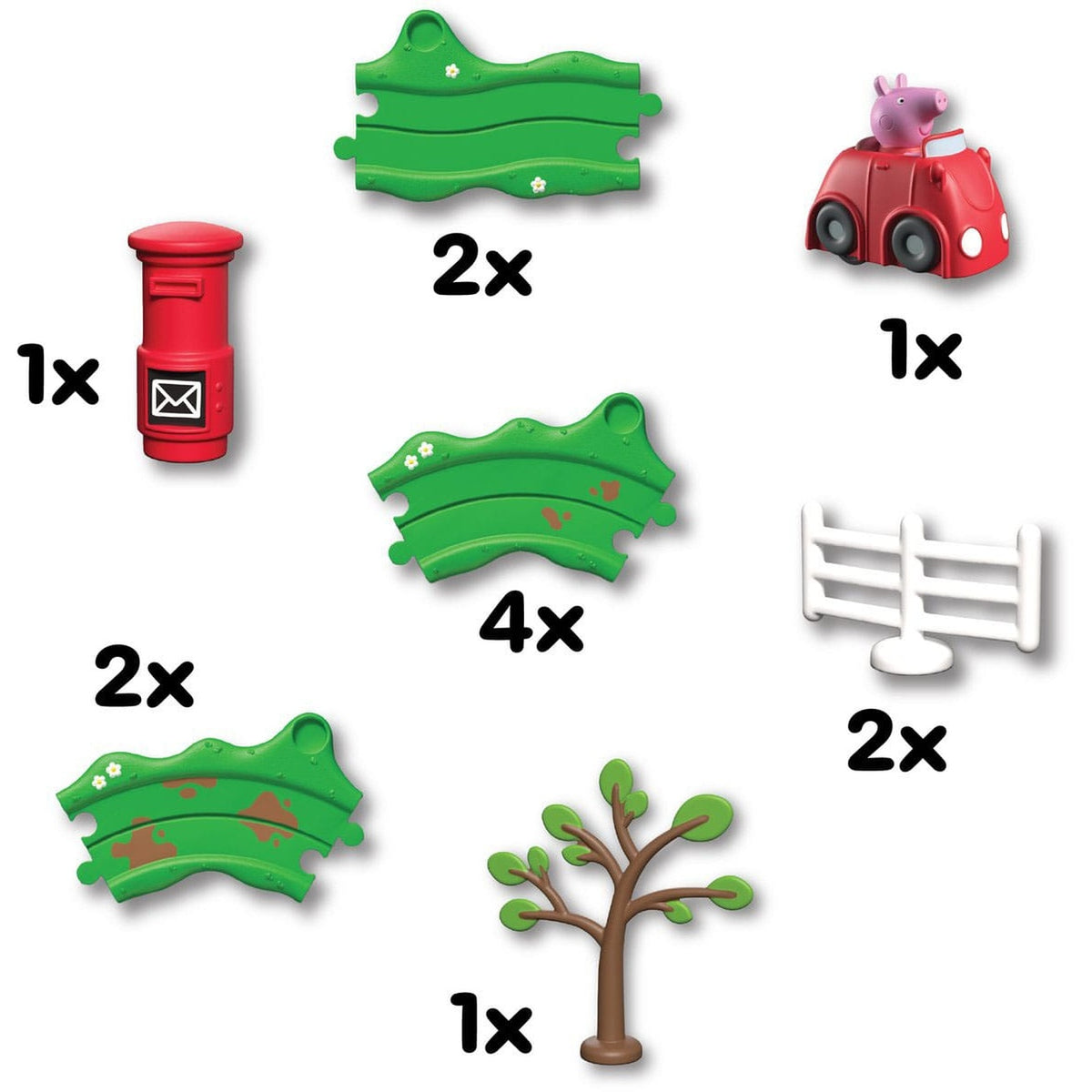 Productafbeelding Peppa Pig Whizz Around – Peppa’s kleine rode auto set