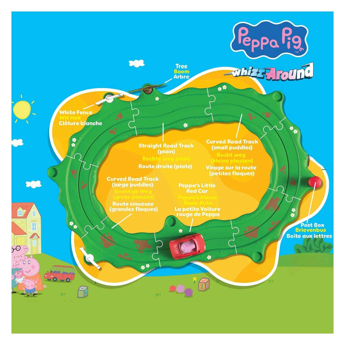 Productafbeelding Peppa Pig Whizz Around – Peppa’s kleine rode auto set