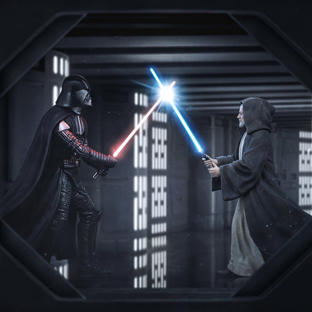 Productafbeelding Star Wars Deluxe Art Scale Statue 1/10 Darth Vader vs Obi-Wan Kenobi (CCXP Exclusive 2025) 24 cm