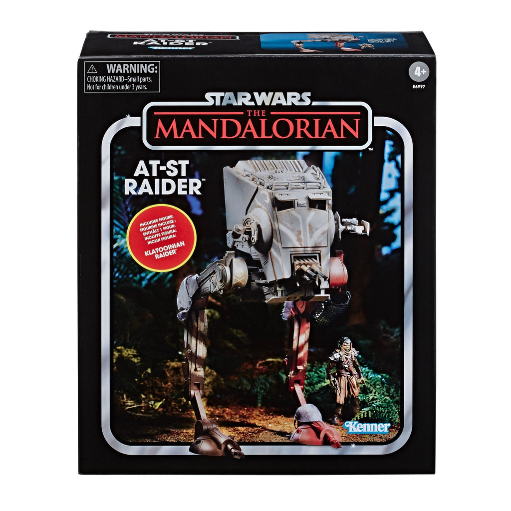 Productafbeelding Star Wars The Mandalorian Vintage Collection Voertuig AT-ST Raider & Klatooinian