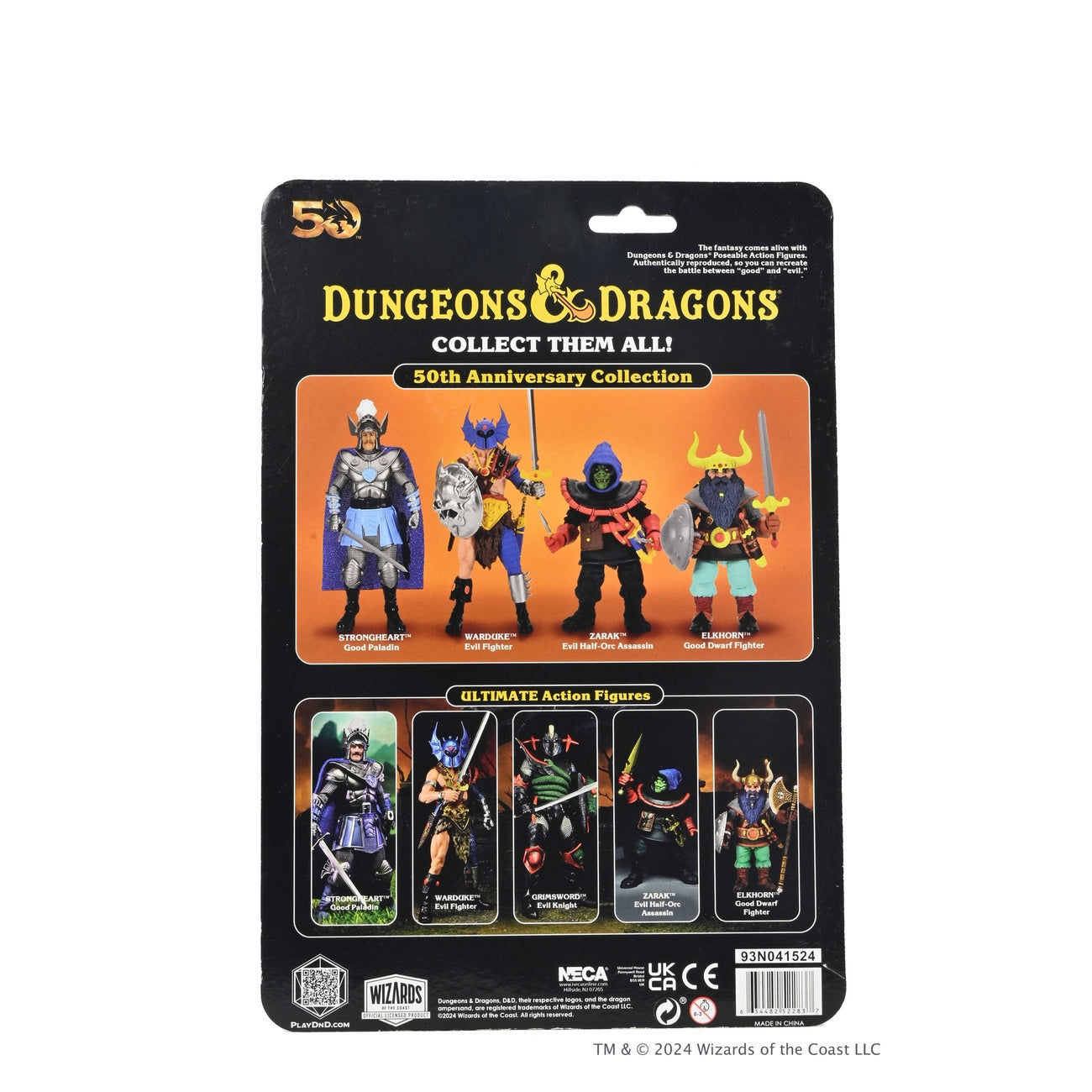 Productafbeelding Dungeons & Dragons schaal actiefiguur 50th Anniversary Zarak op blisterkaart 18 cm