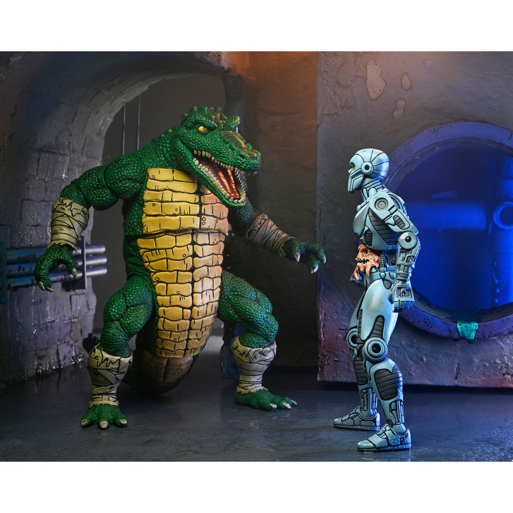 Productafbeelding Teenage Mutant Ninja Turtles (Mirage Comics) actiefiguur Leatherhead 21 cm