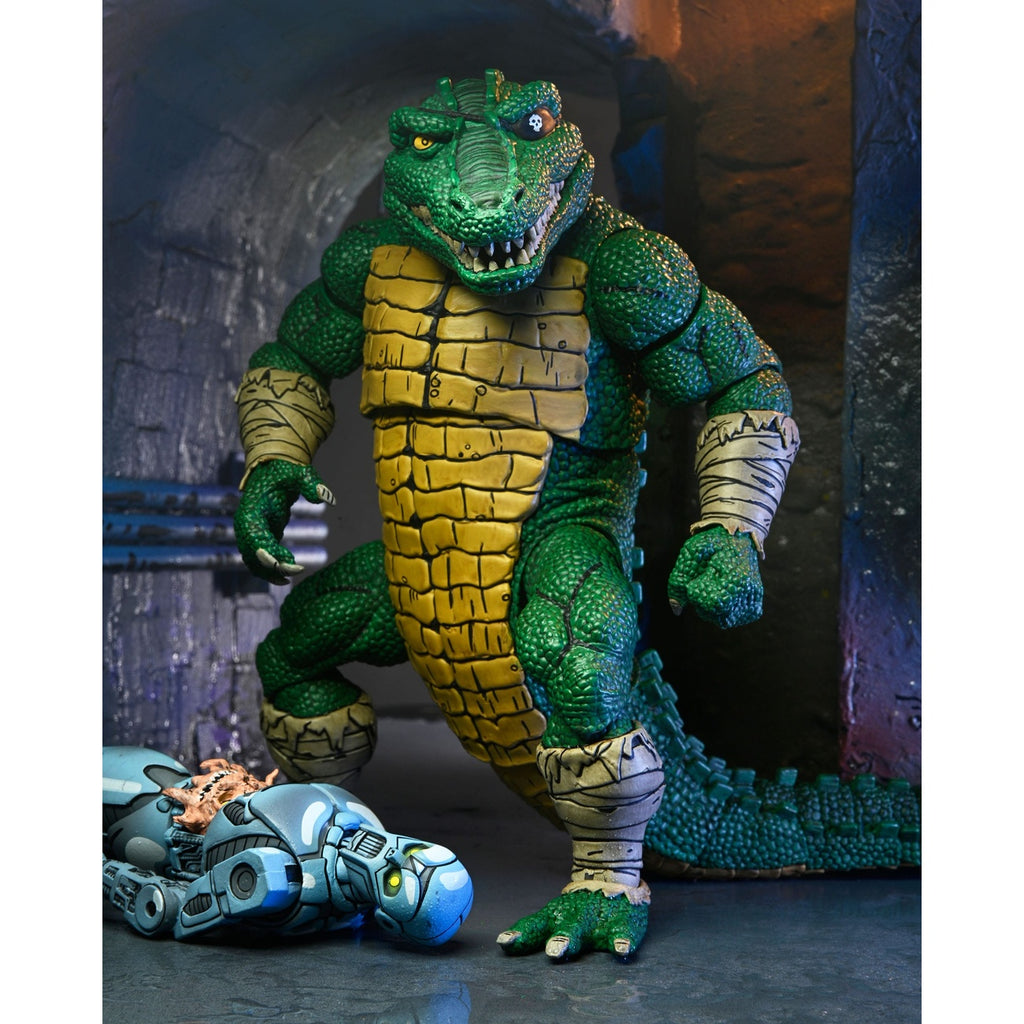 Productafbeelding Teenage Mutant Ninja Turtles (Mirage Comics) actiefiguur Leatherhead 21 cm