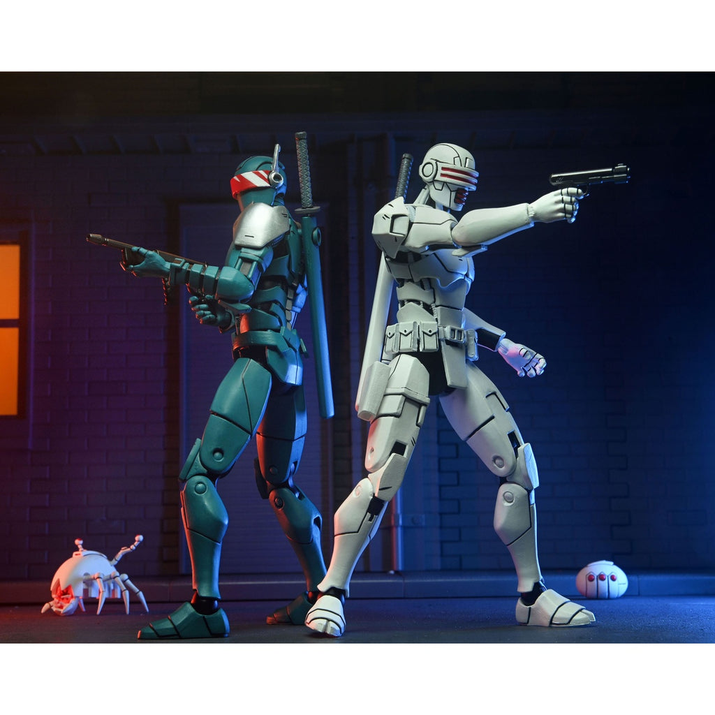 Productafbeelding Teenage Mutant Ninja Turtles (The Last Ronin) Actiefiguren 2-pack Synja Robots 18 cm