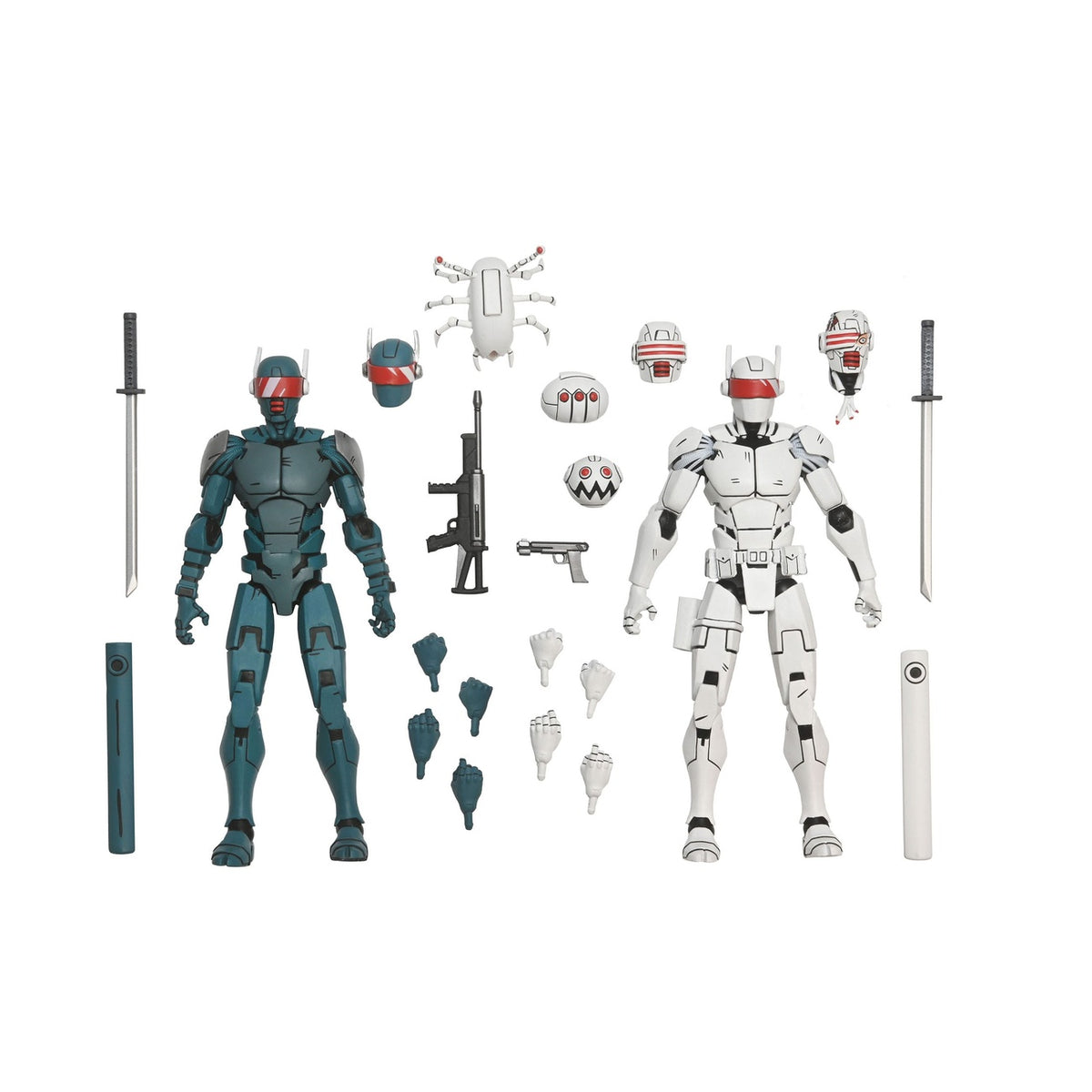 Productafbeelding Teenage Mutant Ninja Turtles (The Last Ronin) Actiefiguren 2-pack Synja Robots 18 cm