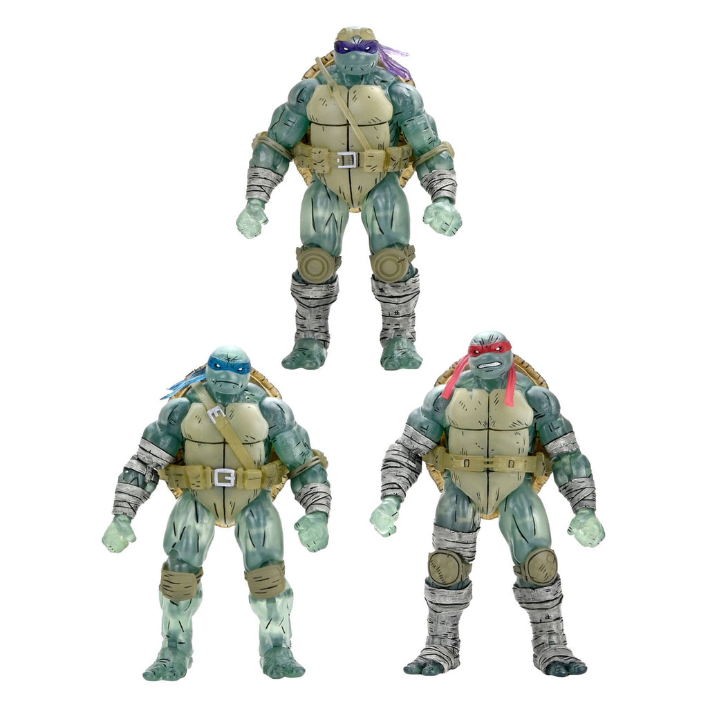 Productafbeelding Teenage Mutant Ninja Turtles (The Last Ronin) Actiefiguren 3-pack Ghost Brothers 18 cm