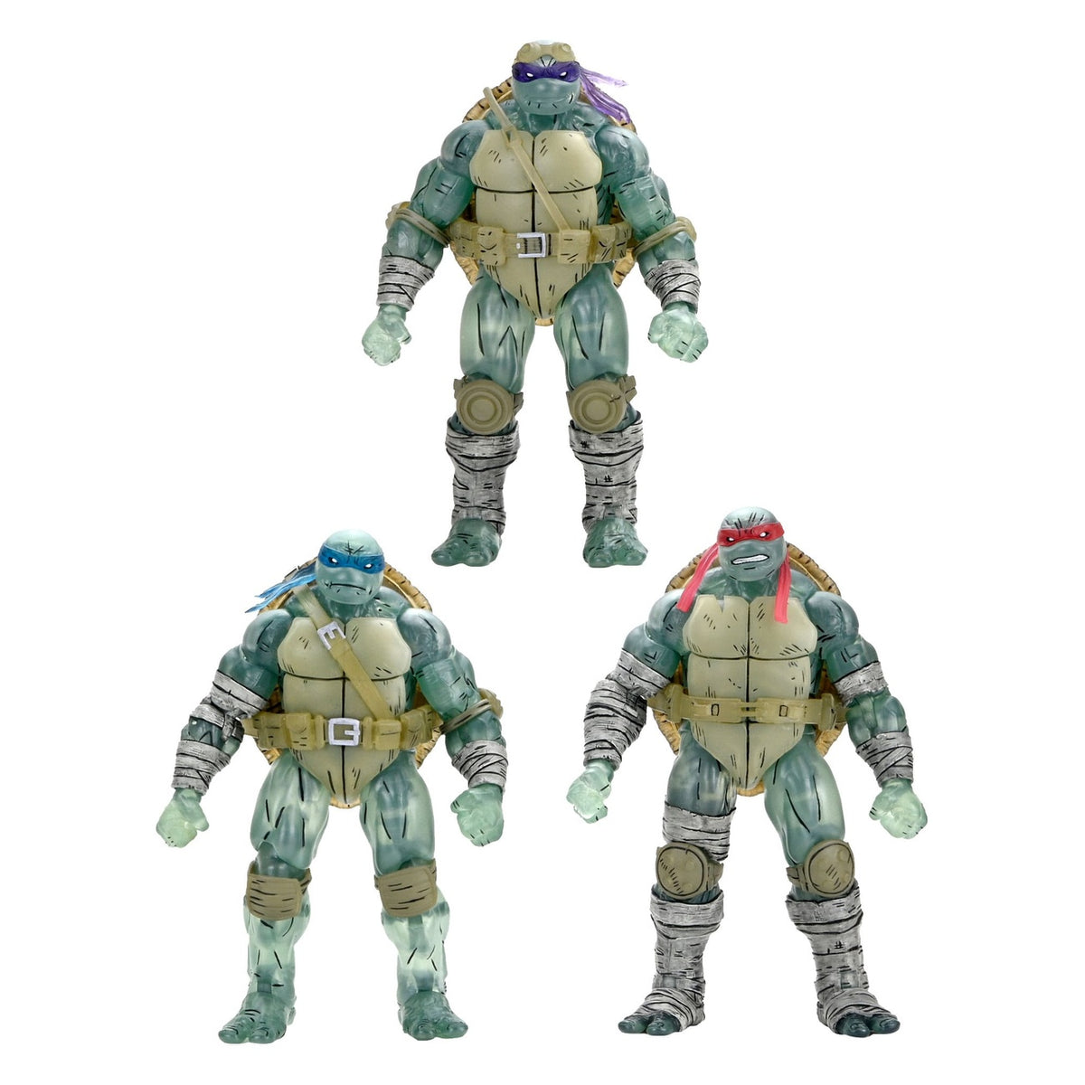 Productafbeelding Teenage Mutant Ninja Turtles (The Last Ronin) Actiefiguren 3-pack Ghost Brothers 18 cm