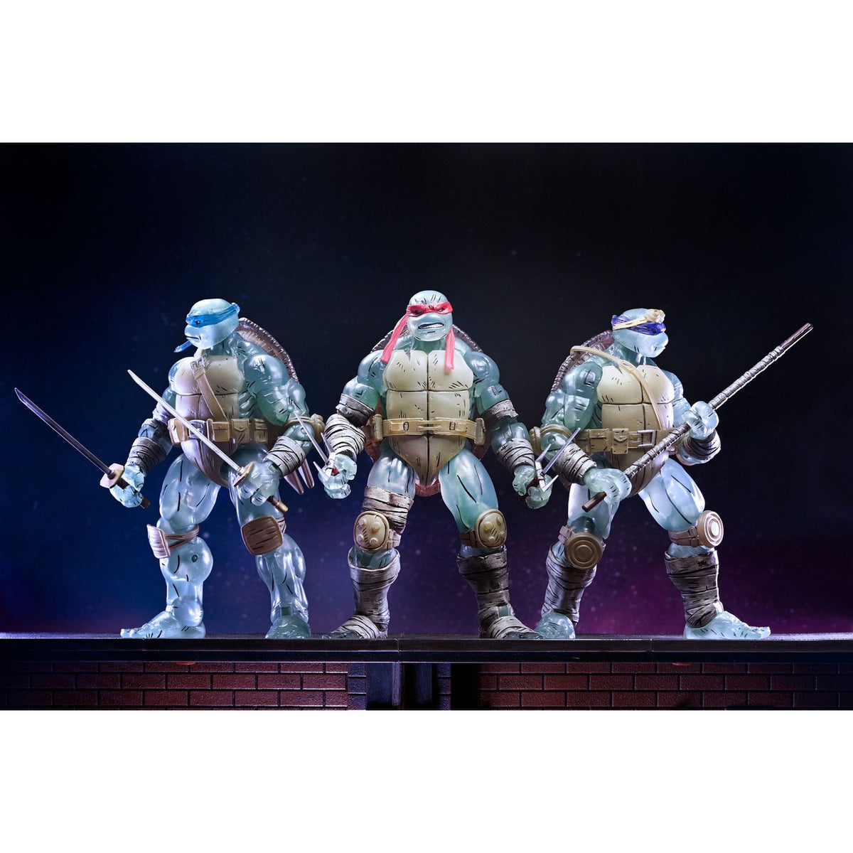 Productafbeelding Teenage Mutant Ninja Turtles (The Last Ronin) Actiefiguren 3-pack Ghost Brothers 18 cm