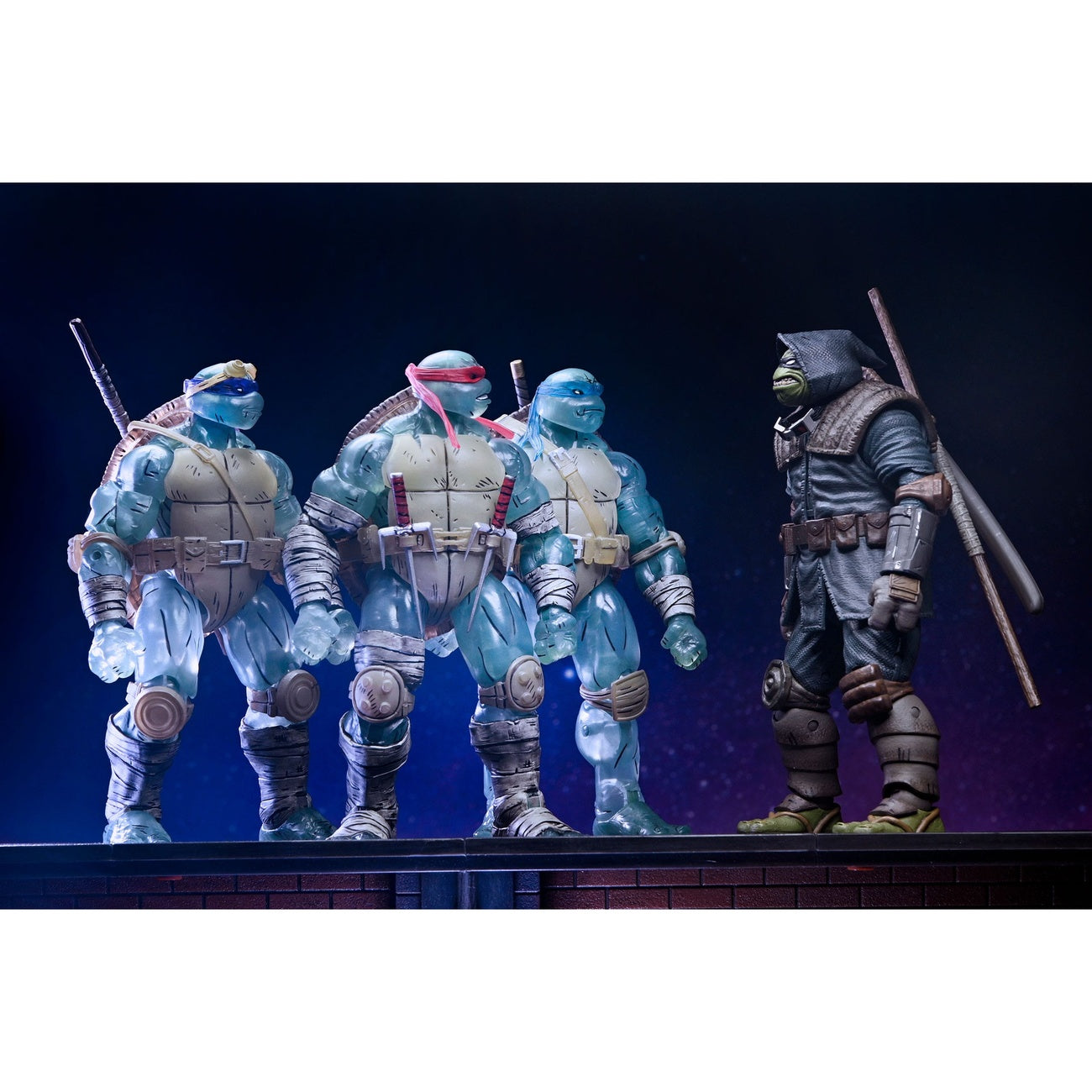 Productafbeelding Teenage Mutant Ninja Turtles (The Last Ronin) Actiefiguren 3-pack Ghost Brothers 18 cm