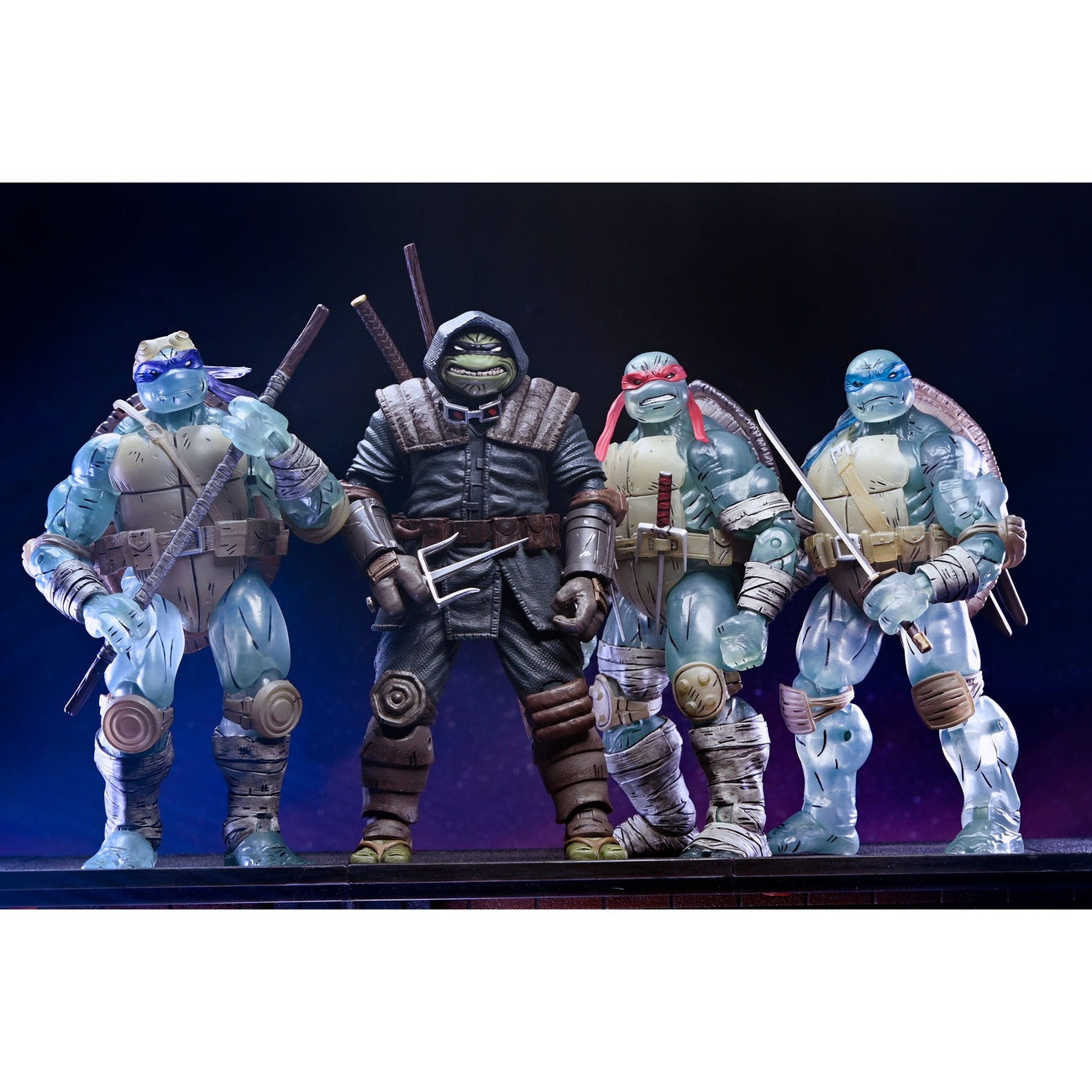 Productafbeelding Teenage Mutant Ninja Turtles (The Last Ronin) Actiefiguren 3-pack Ghost Brothers 18 cm