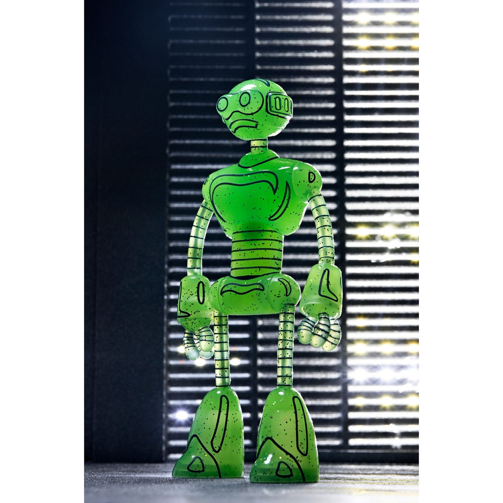 Productafbeelding Teenage Mutant Ninja Turtles (Mirage Comics) actiefiguur Transmat Fugitoid GID 18 cm