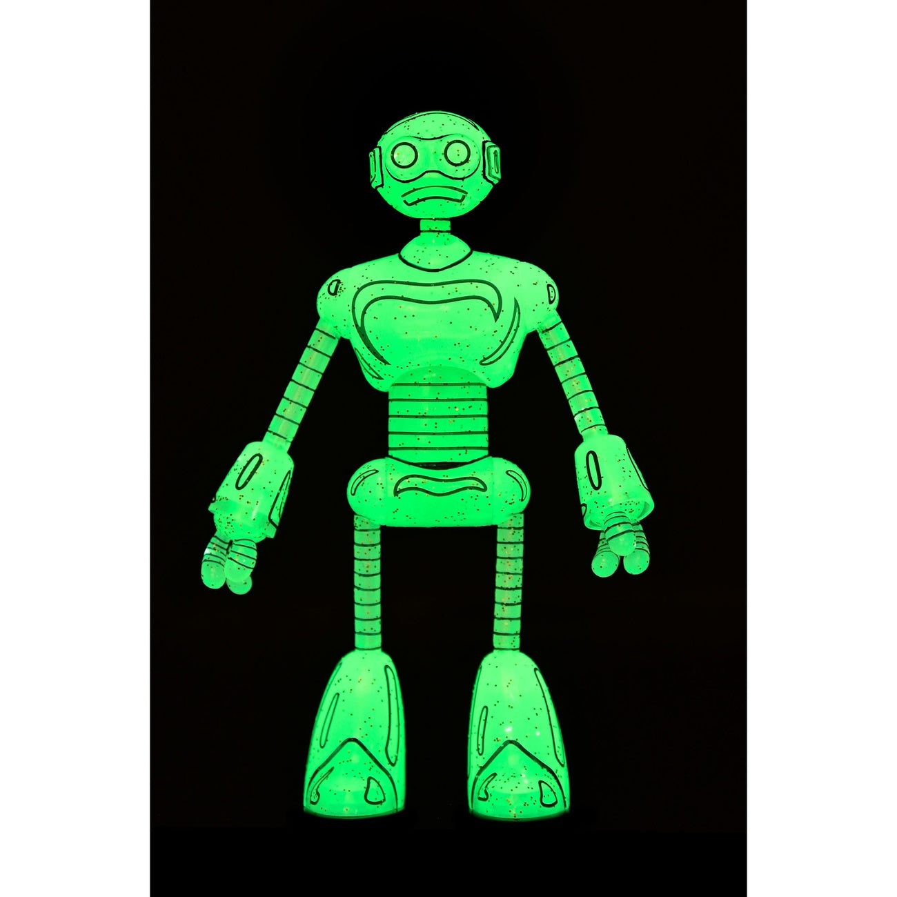Productafbeelding Teenage Mutant Ninja Turtles (Mirage Comics) actiefiguur Transmat Fugitoid GID 18 cm