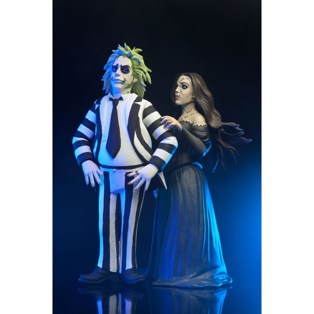 Productafbeelding Beetlejuice Beetlejuice Toony Terrors actiefiguren 2-pack Beetlejuice & Delores 15 cm