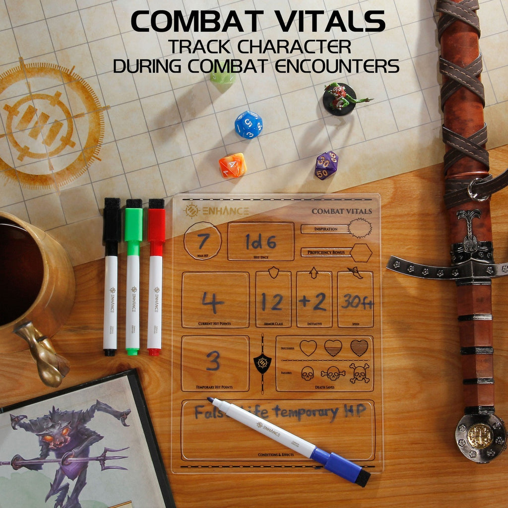 Productafbeelding Enhance RPG Series acryl karakterbladenset *Engelse versie*