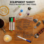 Productafbeelding Enhance RPG Series acryl karakterbladenset *Engelse versie*