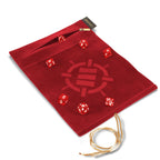 Productafbeelding Enhance Tabletop Roll on a Scroll dobbelsteenzak met dobbelstenen rood
