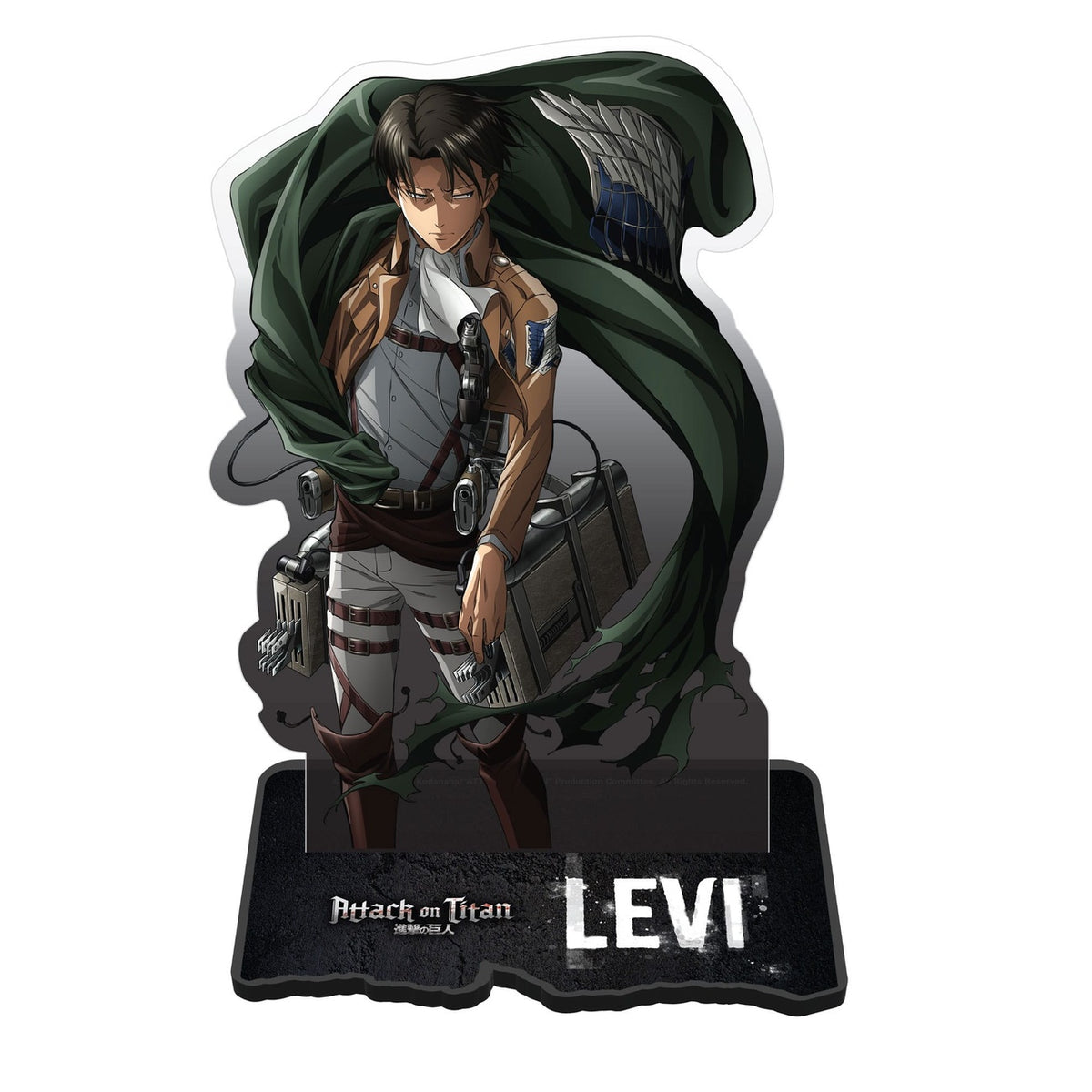 Productafbeelding Attack on Titan Acryl Figurine Levi Battle-Ready 18 cm