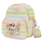 Productafbeelding Disney by Loungefly schoudertas Mickey and Friends Rainbow Stripes