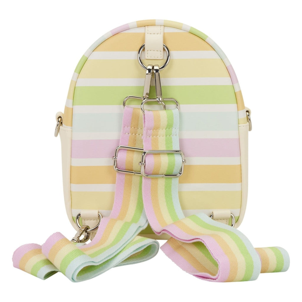 Productafbeelding Disney by Loungefly schoudertas Mickey and Friends Rainbow Stripes
