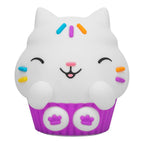 Productafbeelding Gabby's Dollhouse Squishy Glo siliconen lamp Cakey Cat 15 cm
