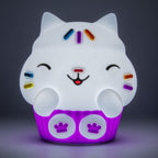 Productafbeelding Gabby's Dollhouse Squishy Glo siliconen lamp Cakey Cat 15 cm