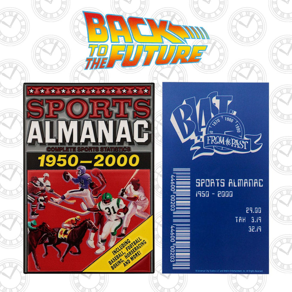 Productafbeelding Back to the Future metalen staaf Sports Almanac Limited Edition