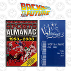 Productafbeelding Back to the Future metalen staaf Sports Almanac Limited Edition