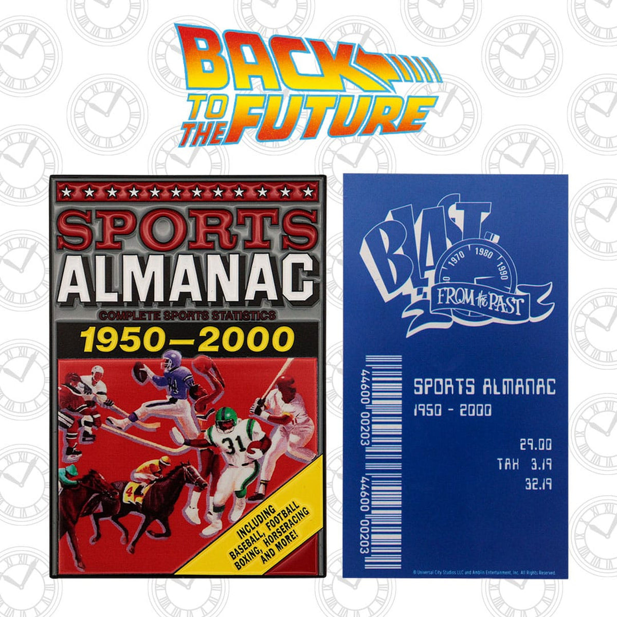 Product image Back to the Future Metal Bar Sports Almanac Limited Edition