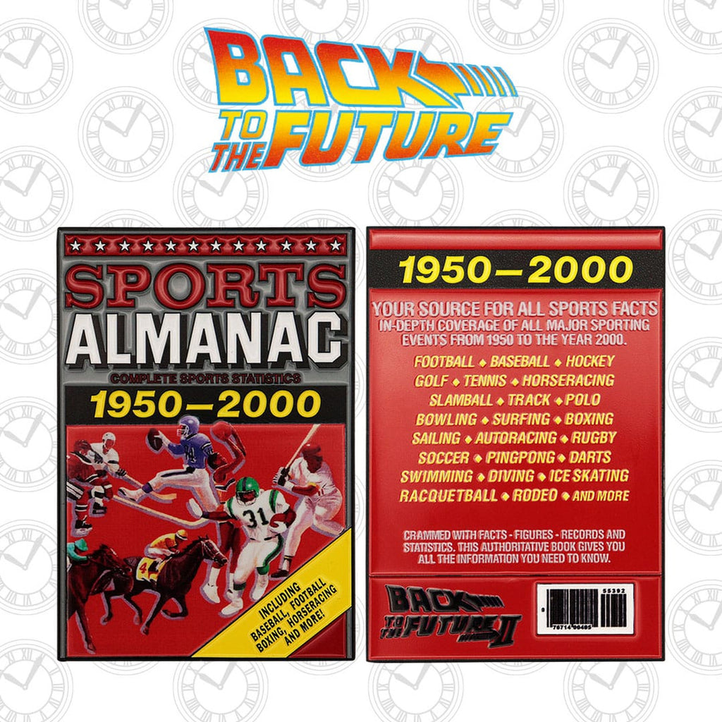 Productafbeelding Back to the Future metalen staaf Sports Almanac Limited Edition