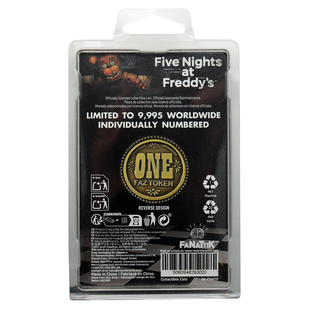 Productafbeelding Five Nights at Freddy's Verzamelmunt One Faz Token Limited Edition
