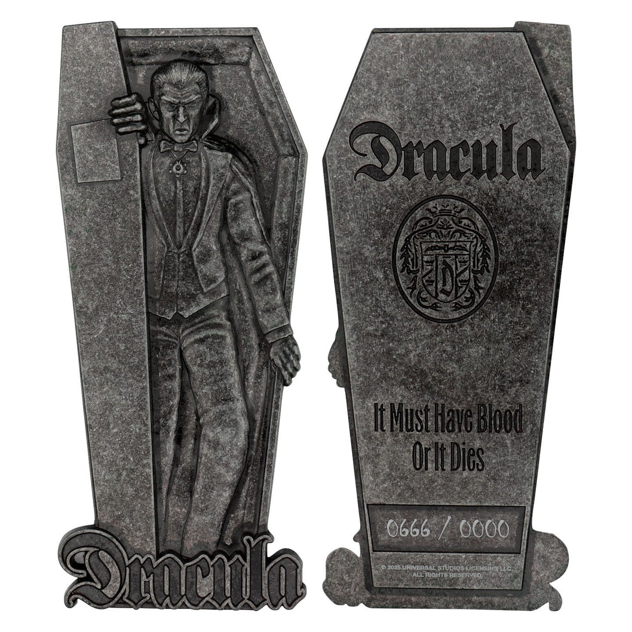 Productafbeelding Universal Monsters Metalen Baar Dracula Limited Edition