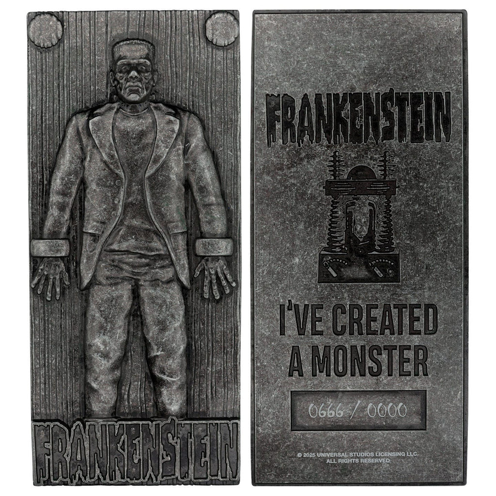 Productafbeelding Universal Monsters Metalen Staaf Frankensteins Monster Limited Edition