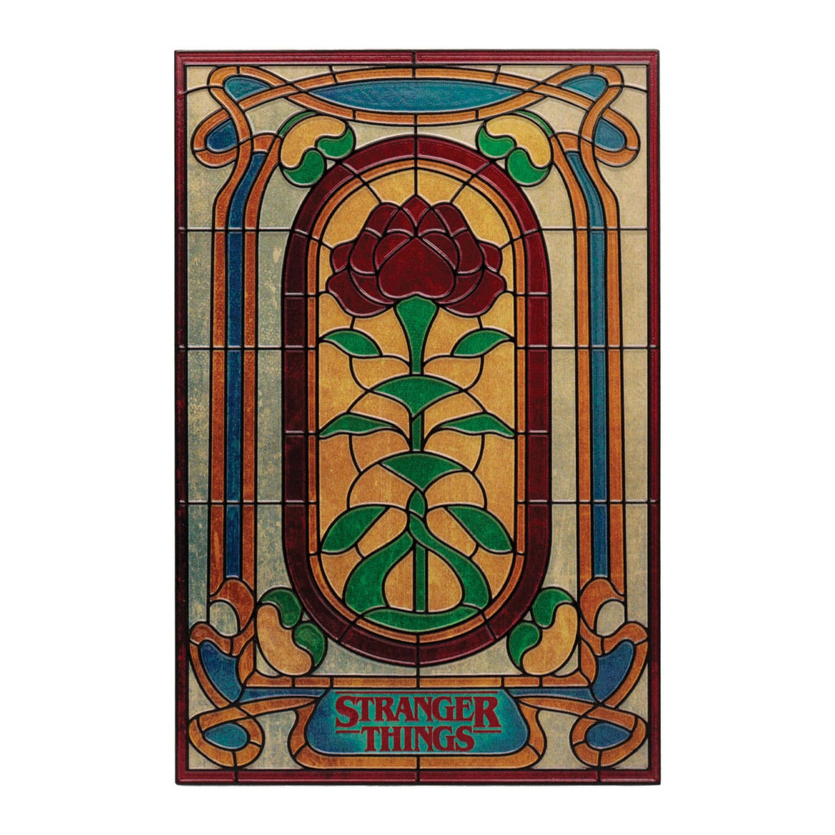 Productafbeelding Stranger Things Resin Bord Creel House Glas-in-loodraam