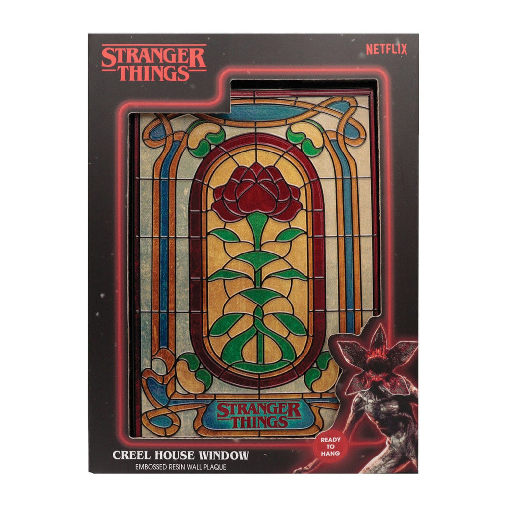Productafbeelding Stranger Things Resin Bord Creel House Glas-in-loodraam