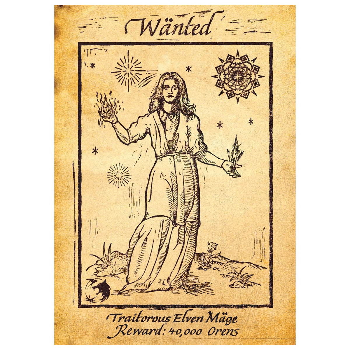 Productafbeelding The Witcher Kunstprint Limited Edition 42 x 30 cm