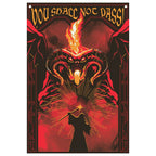 Productafbeelding In de Ban van de Ring Wandkleed You shall not pass! 125 x 85 cm