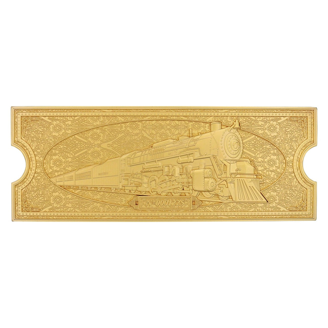 Productafbeelding The Polar Express Replica Treinkaartje 24k Verguld Limited Edition