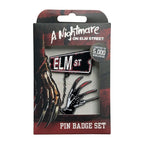 Productafbeelding Nightmare on Elm Street pinset – 2 stuks