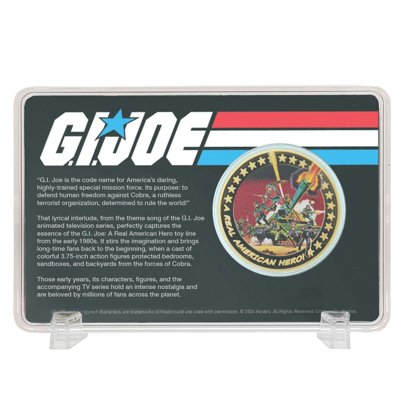 Product image G.I. Joe Collectible Coin A Real American Hero 60th Anniversary 24k Gold Plated Limited Edition