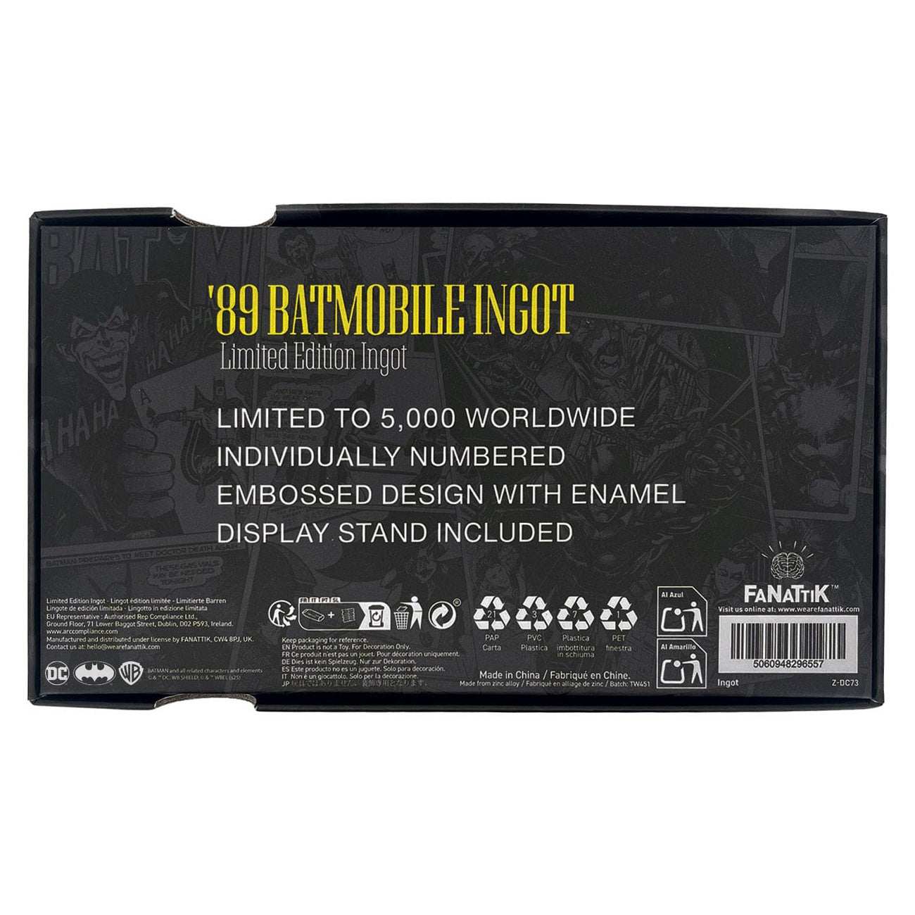 Product image DC Comics Metal Ingot Batman Batmobile XL Limited Edition