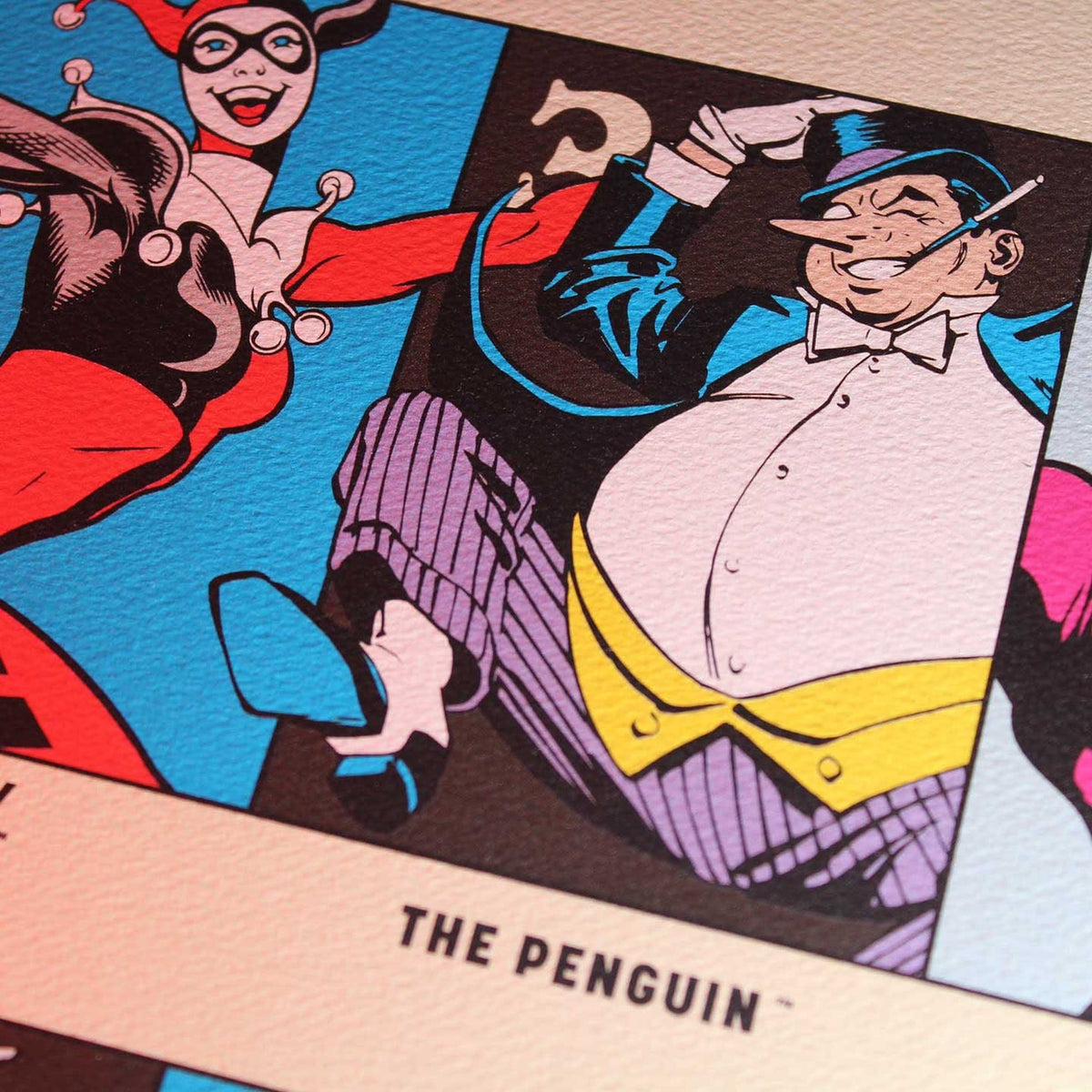 Productafbeelding DC Comics Kunstprint 90th Anniversary Villains Limited Edition 42 x 30 cm
