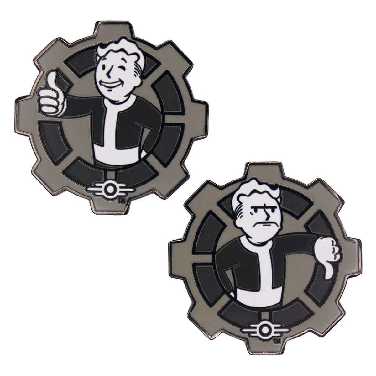 Productafbeelding Fallout Verzamelmunt Decision Black & White Limited Edition