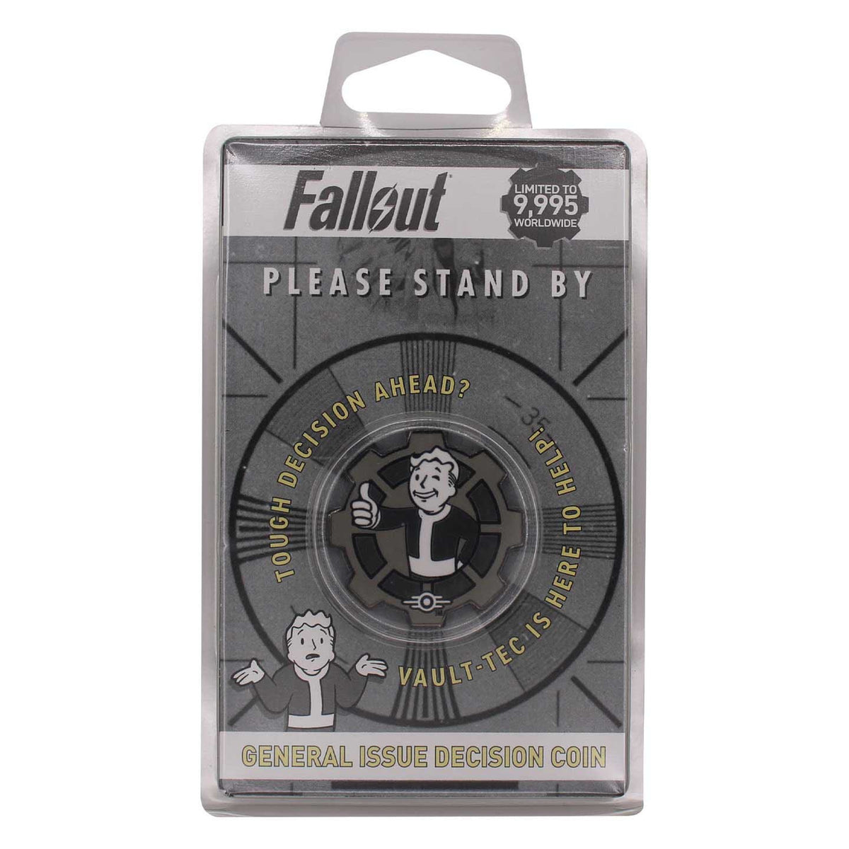 Productafbeelding Fallout Verzamelmunt Decision Black & White Limited Edition