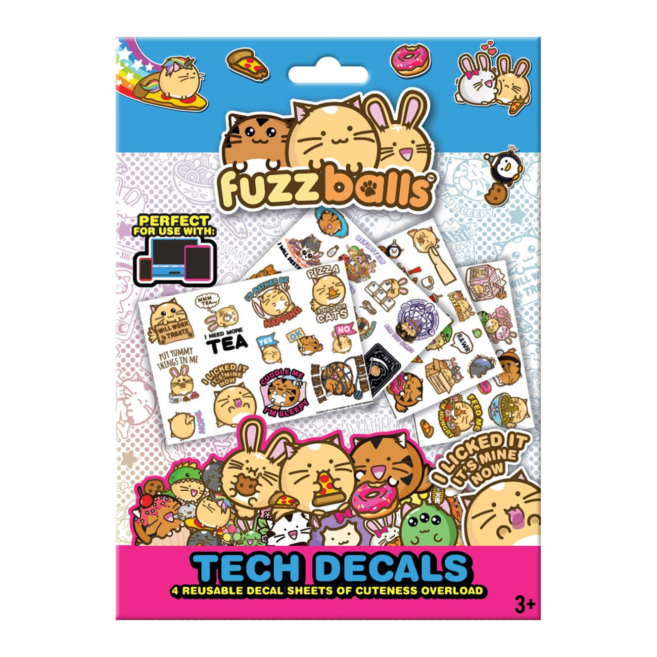 Productafbeelding Fuzzballs tech-stickerpack