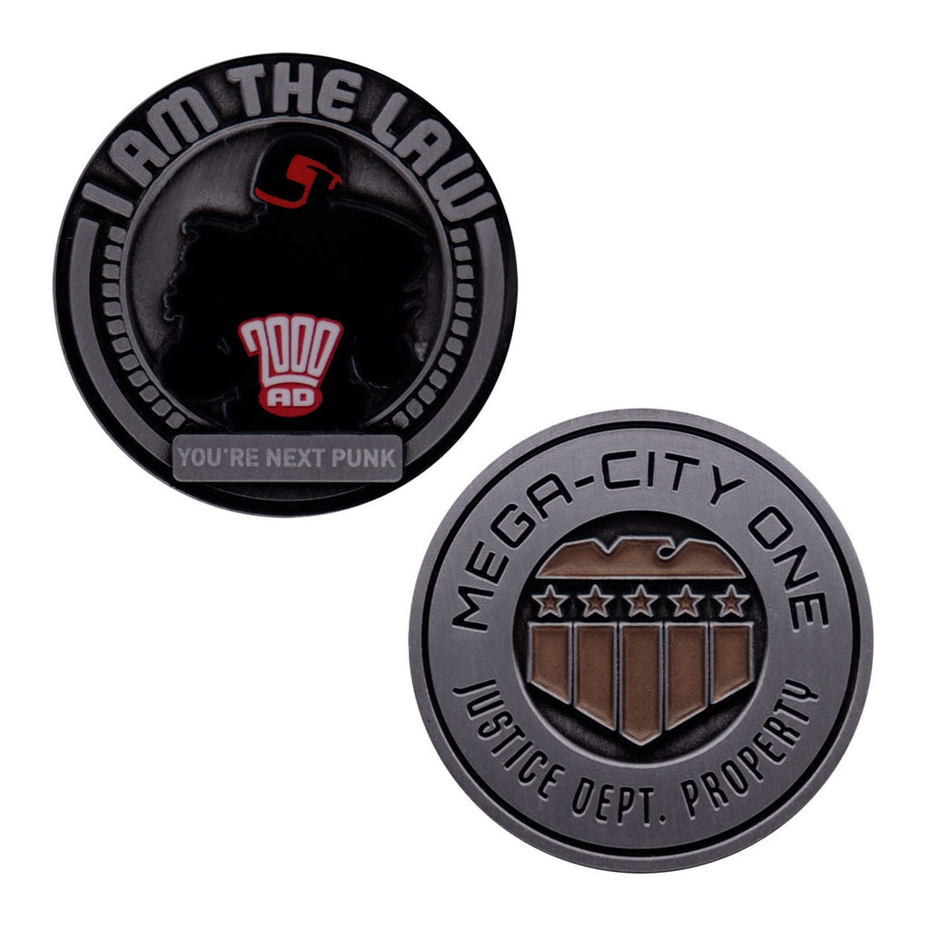 Productafbeelding 2000 AD Verzamelmunt Judge Dredd Mega-City One Limited Edition