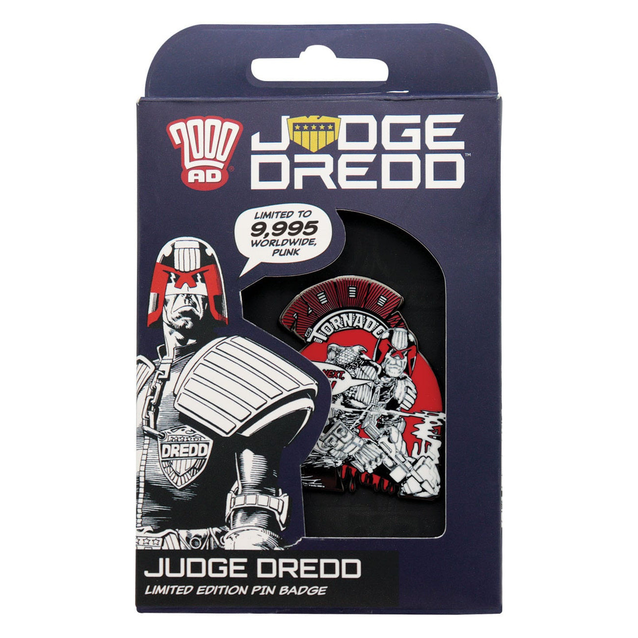 Productafbeelding 2000 AD Pin Judge Dredd You're Next Punk Limited Edition