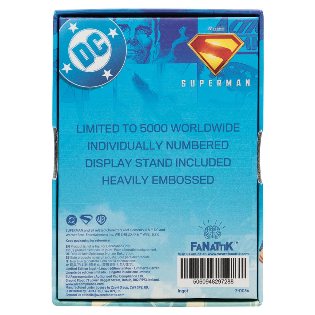 Productafbeelding Superman 2025 Metalen Baar Last Son of Krypton Limited Edition