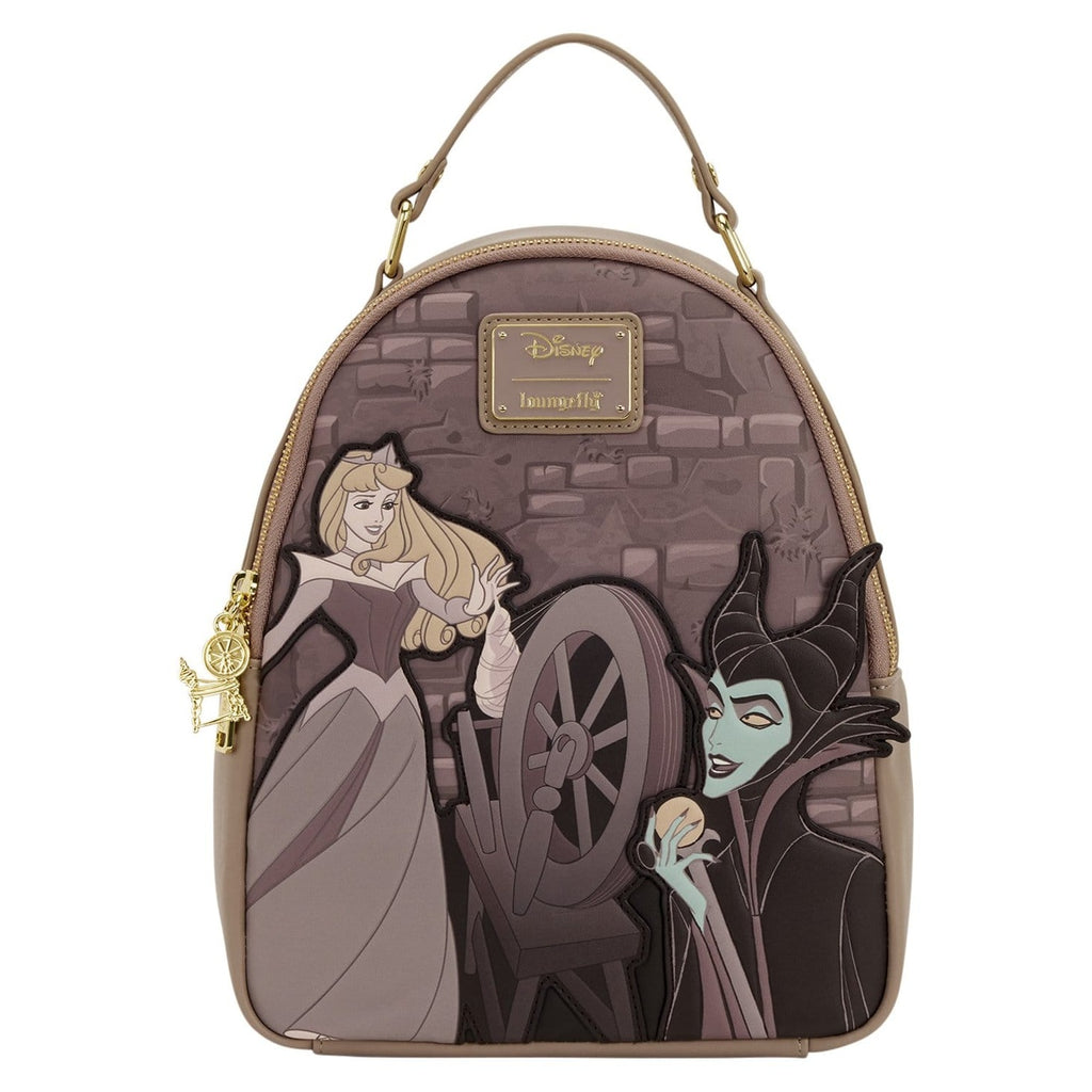 Productafbeelding Disney by Loungefly mini rugzak Sleeping Beauty Spinning Wheel
